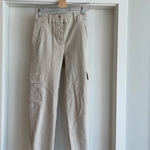 Aritzia Wilfred Free cream cargo pant